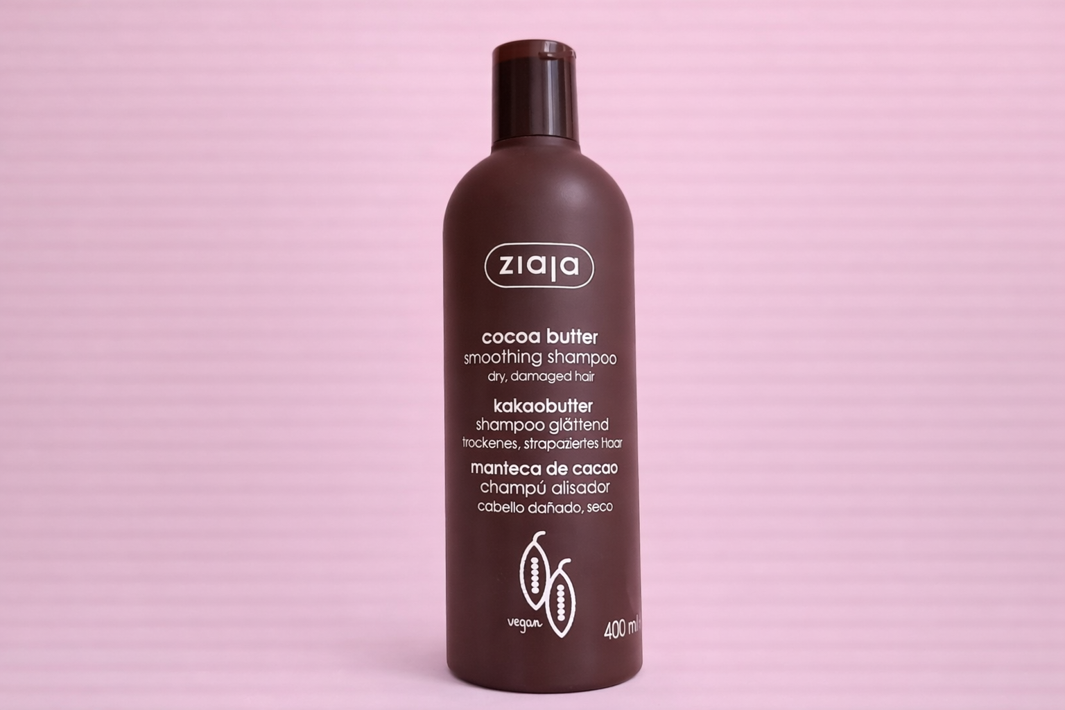 Shampooing lissant au beurre de cacao – Ziaja (400 ml)