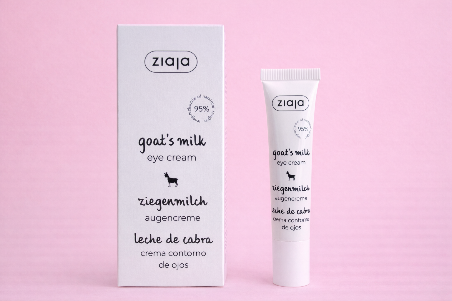 Ziaja – Crème contour des yeux au lait de chèvre – 15 ml